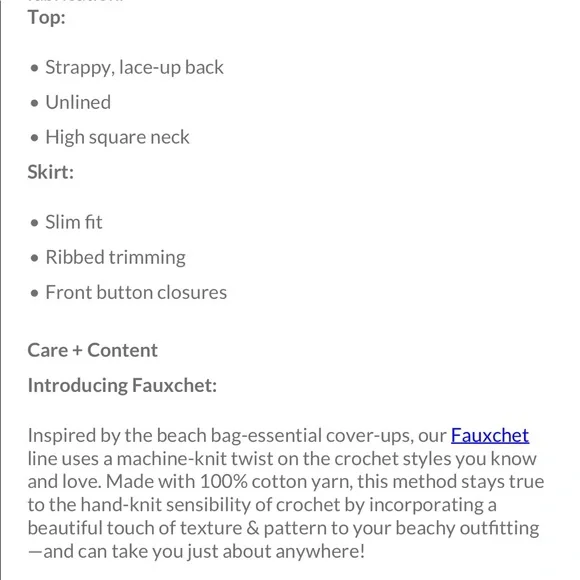 Free People Two Piece Crochet Set - Picture 10 of 12